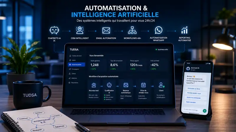Automatisation & Intelligence Artificielle - Chatbots, CRM, n8n